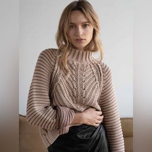 free people knit sweater ~ size small